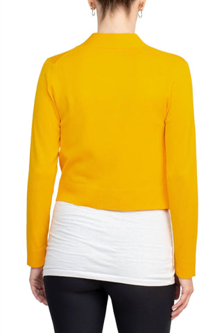 Eclectic Studio Open Front Long Sleeve Cropped Rayon Bolero - Glamourous Grace