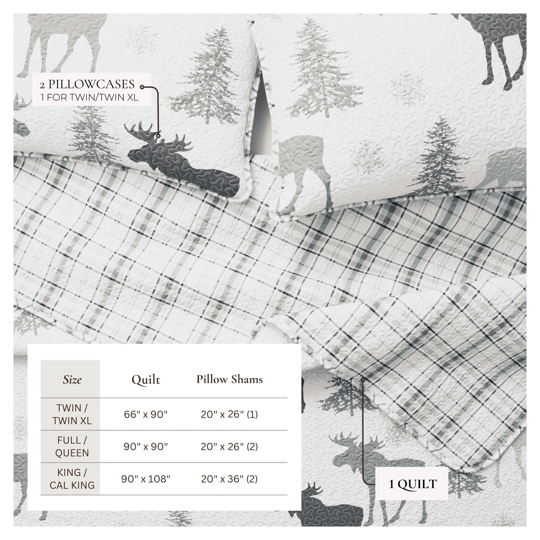 3-Piece Lodge Quilt - Wilderness Collection