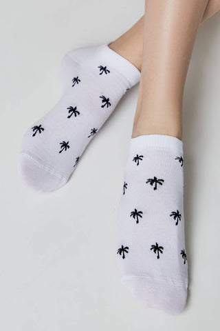 Cotton Ankle Socks Conte Active - 589 Palm Trees - By Baano