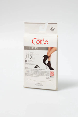 Socks Conte Tulle 30 Den (2 pairs) - By Baano
