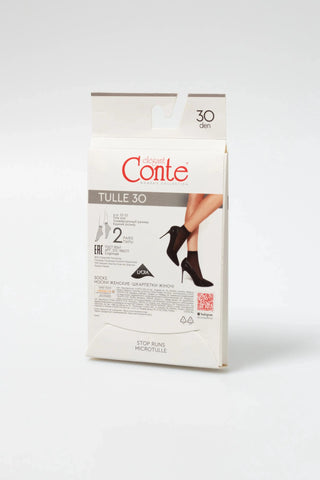 Socks Conte Tulle 30 Den (2 pairs) - By Baano