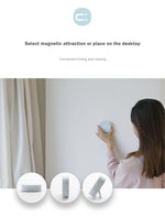 Electronic Square Silent Bedside Alarm Clock Intelligent Temperature Sensing Magnetic Attraction Desk Clock Mini Battery Operated Alarm Clock  Home Decor Stevvex