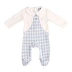 ELEONOR | Boys Blue Babysuit Gift Set (3)