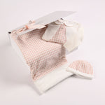 ELEONOR | Girls Pink Babysuit Gift Set (3)