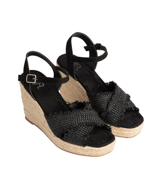 Elinor Wedge in Black Naughty Monkey