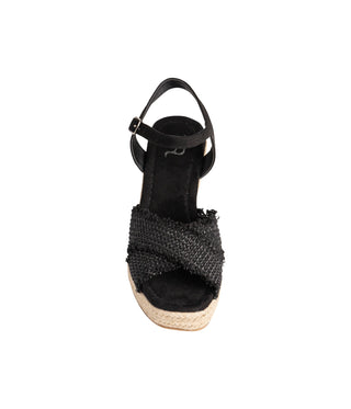 Elinor Wedge in Black Naughty Monkey