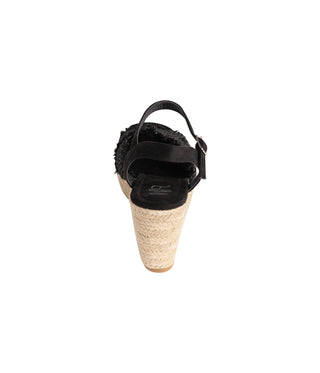 Elinor Wedge in Black Naughty Monkey