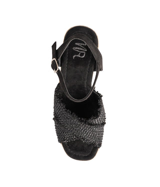 Elinor Wedge in Black Naughty Monkey