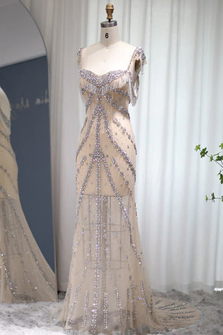 Eliza Doolittle Beaded Maxi Dress - By Baano