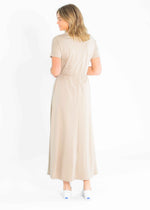 Ella Cinched Waist Maxi Dress