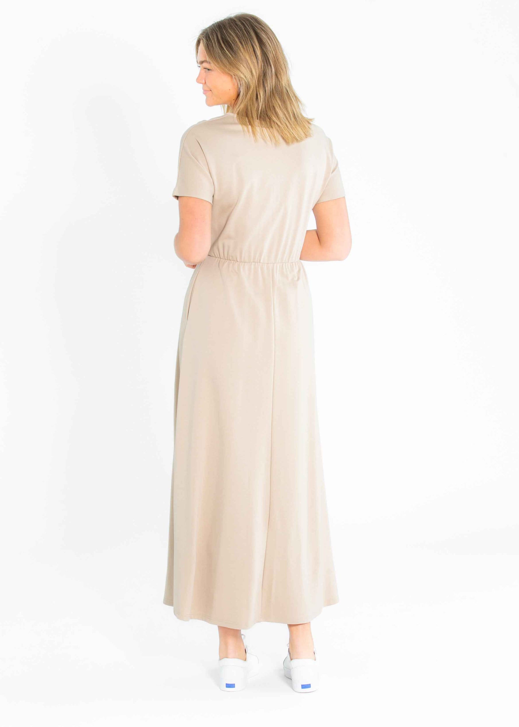 Ella Cinched Waist Maxi Dress