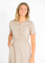 Ella Cinched Waist Maxi Dress