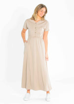 Ella Cinched Waist Maxi Dress