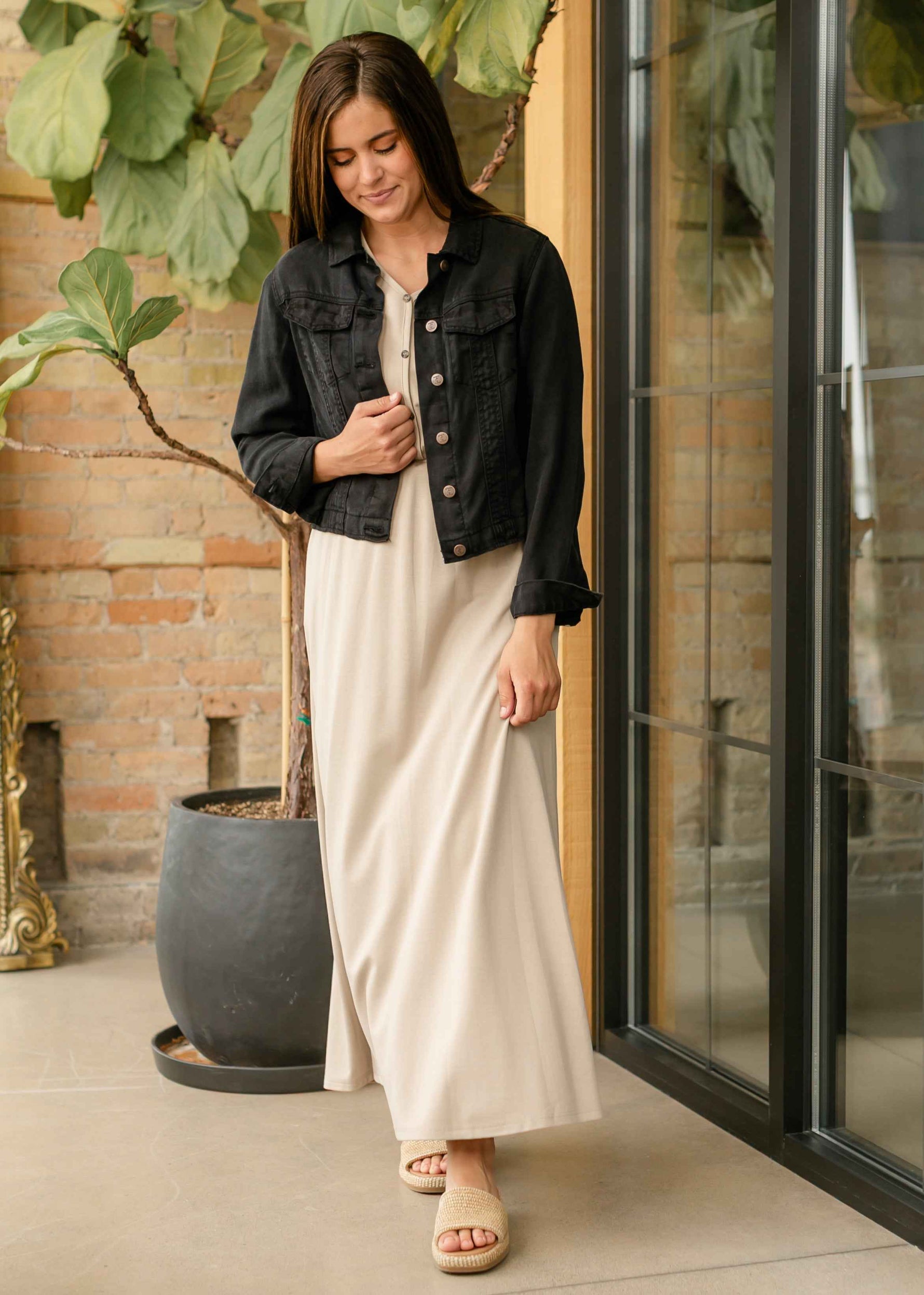 Ella Cinched Waist Maxi Dress