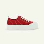 COURT ROYALE: VULCANIZED COURT SHOE - RED - By Baano
