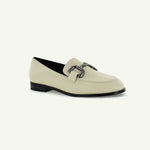 GEORGINA: CLASSIC LOAFER - ECRU - By Baano