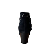 Elsa Leather Ankle Boot in Black Naughty Monkey