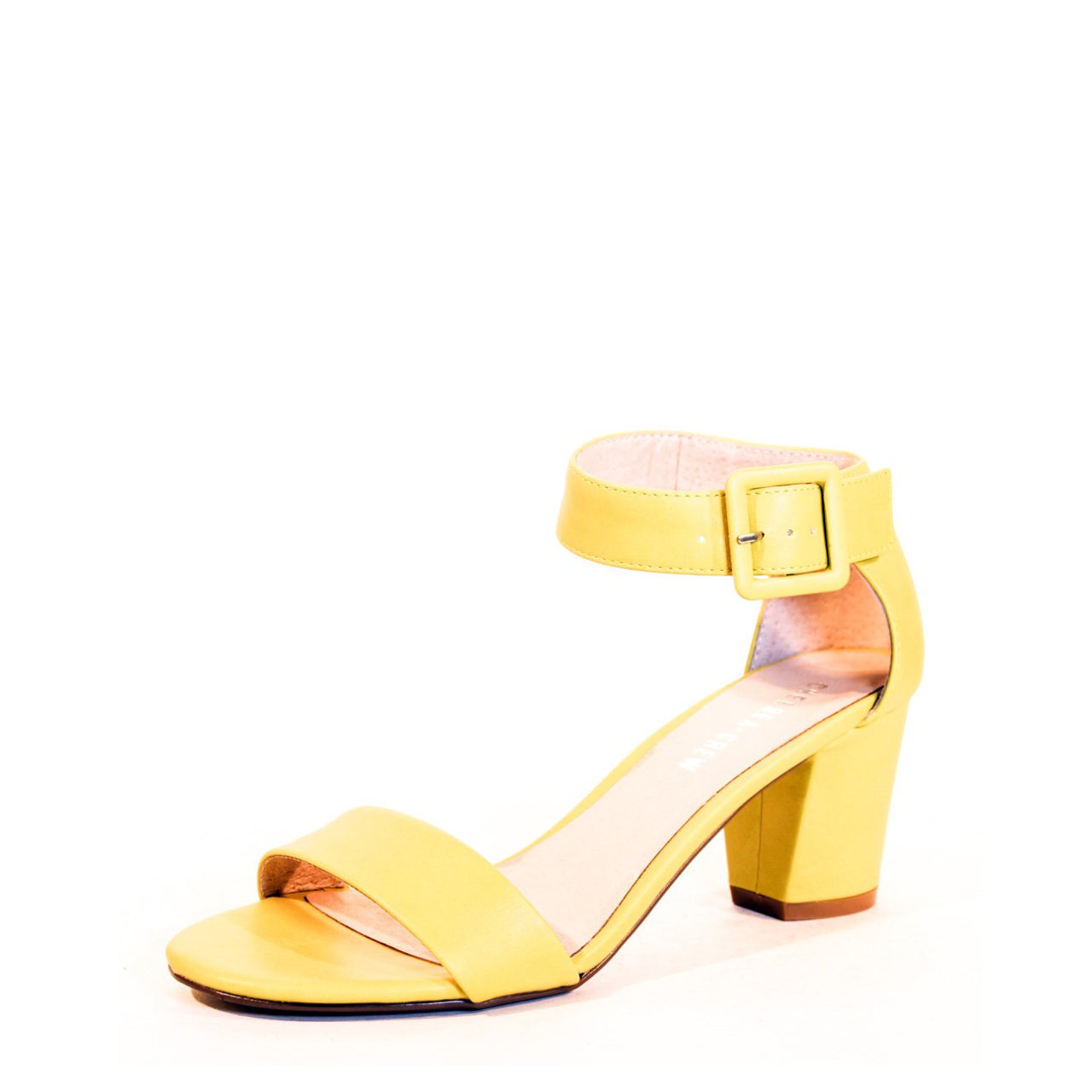Elyse Faux Leather Sandal Heels