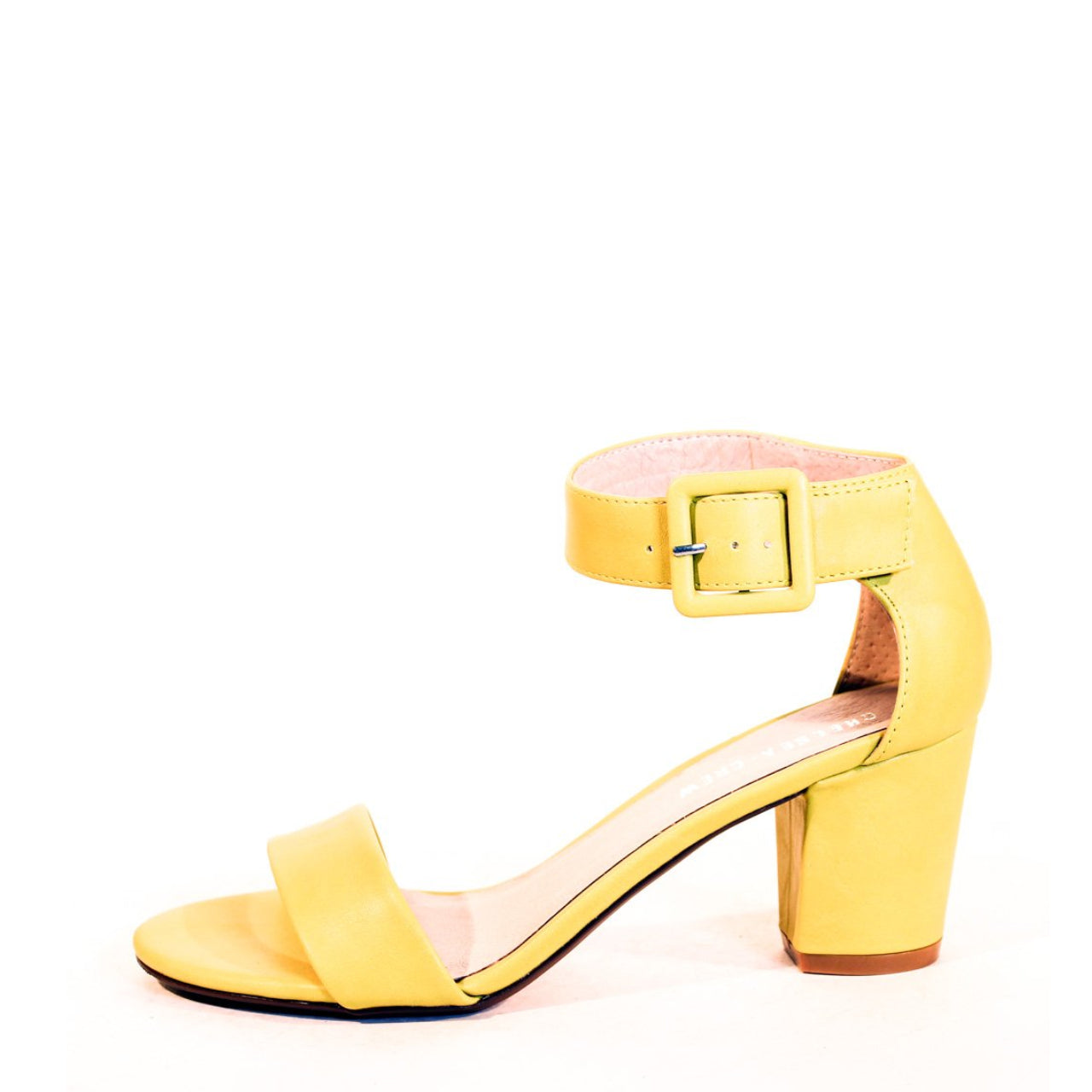 Elyse Faux Leather Sandal Heels