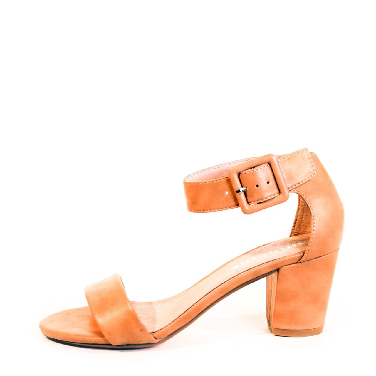Elyse Faux Leather Sandal Heels