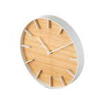 Wall Clock - Steel + Wood - By Baano