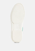 Endler Color Block Leather Sneakers