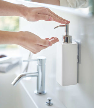 Traceless Adhesive Soap Dispenser - By Baano