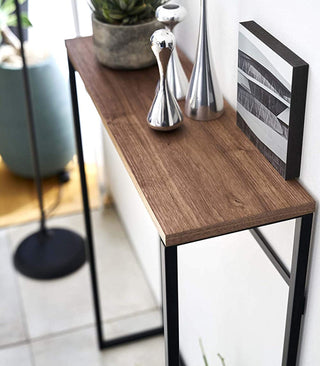 Narrow Entryway Console Table (32" H)  - Steel - By Baano