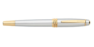 Bailey™ Medalist® Stainless Steel Medium Nib Fountain Pen - By Baano