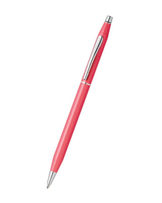 Classic Century Coral Pearlescent Lacquer Ballpoint Pen - By Baano