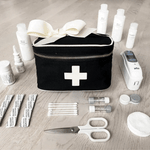Meds and First Aid Storage Box, Black - By Baano