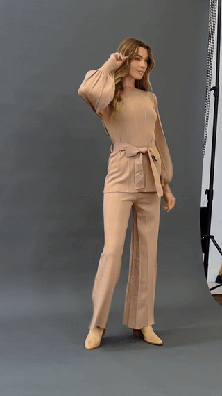 SMILE WHEN YOUR SAD WITH SWEATER TOP AND PANT SET - By Baano
