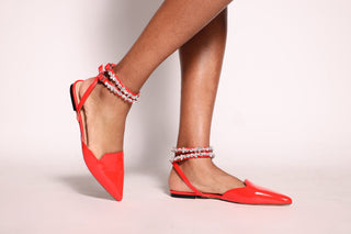 Rosalind Flats Red - By Baano