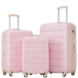 3 Piece Luggage Set Hardside Spinner Suitcase with TSA Lock 20' 24'