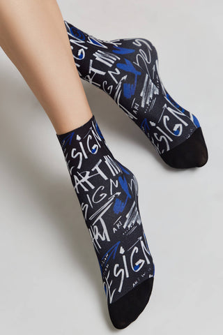 Dense Socks Conte Fantasy 910 - Art Designs - By Baano