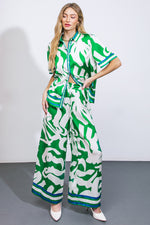 THE KEY TO CHIC WOVEN SATIN PANTS - By Baano