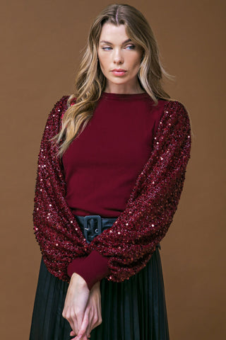 FEELING THE FUN SWEATER TOP - By Baano