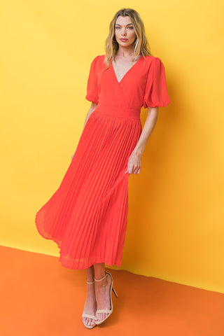WORD TO THE WISE WOVEN MIDI DRESS - By Baano