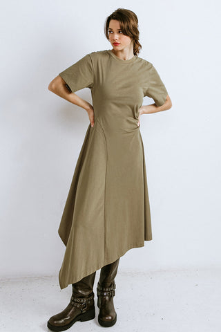 RIGHT ON CUE KNIT MIDI DRESS - By Baano