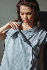 LATE SUMMER NIGHTS DENIM VEST - By Baano