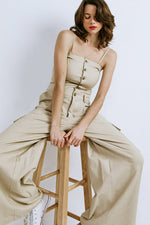 ROYAL AFFAIR WOVEN JUMPSUIT - By Baano