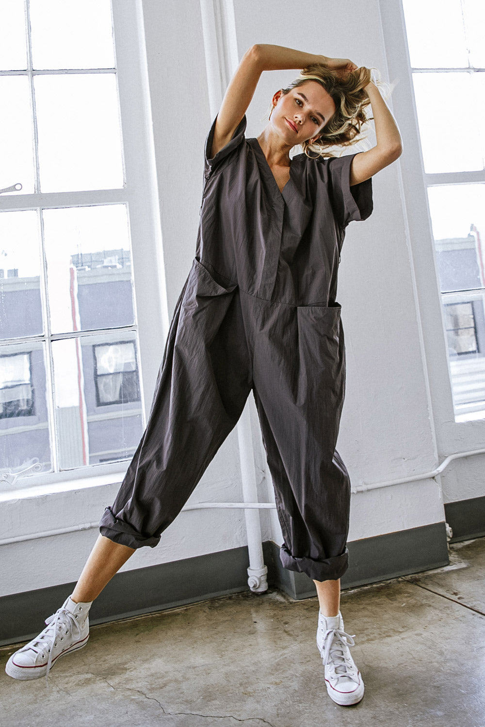 SAY IT AGAIN WOVEN JUMPSUIT - By Baano