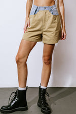 MAJOR MOOD DENIM TWILL SHORTS - By Baano