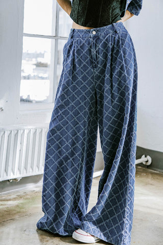 IT'S A SECRET DENIM PANTS - By Baano