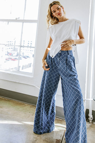 IT'S A SECRET DENIM PANTS - By Baano