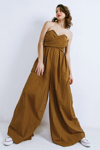 THINK ABOUT ME WOVEN JUMPSUIT - By Baano