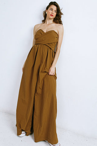 THINK ABOUT ME WOVEN JUMPSUIT - By Baano