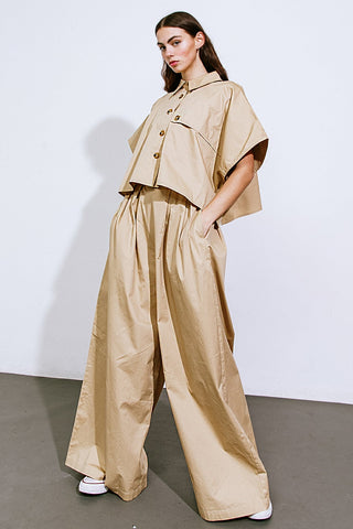 IT'S PERFECT TIMING WOVEN PANTS - By Baano
