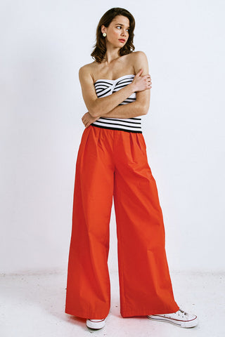 LOOK YOUR BEST POPLIN PANTS - By Baano