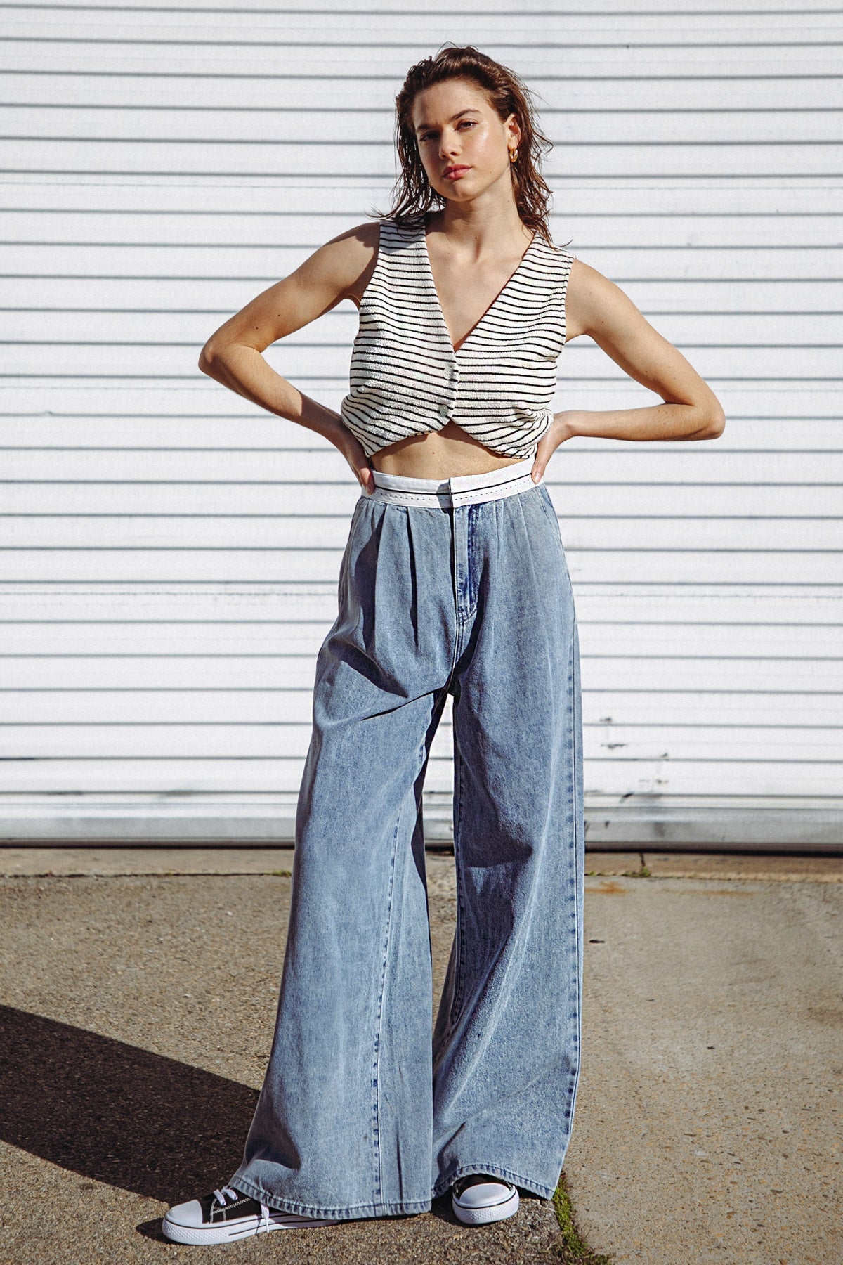 FOREVER WONDERING DENIM PANTS - By Baano